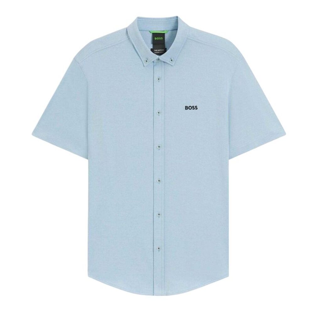 Boss Mens Motion Plain Shirt / Light Blue